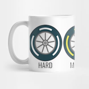 Race, racing, tires Mug